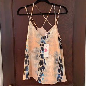 buddy love snake print tank! NWT